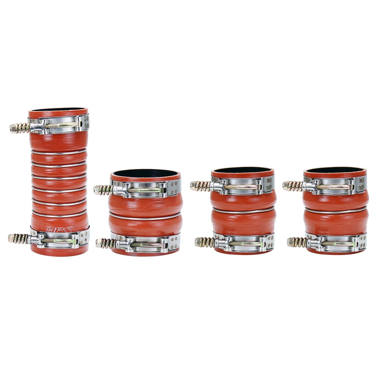 HPS High Temp Aramid Reinforced Silicone Intercooler Hose Boots Kit for Dodge 2007-2010 Ram Pickup 6.7L Cummins Diesel