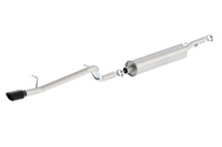 Thumbnail for Borla 12-16 Jeep Wrangler V6 4WD Dirt Sport Cat-Back 2.5in Single Square Rolled Angle Cut Rear