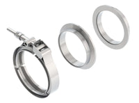 Thumbnail for Borla Universal 3in Stainless Steel 3pc V-Band Clamp w/ Male and Female Flanges