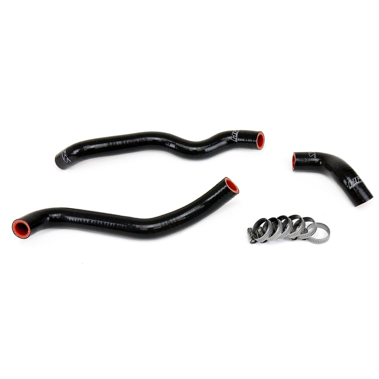 HPS Black Reinforced Silicone Heater Hose Kit for Nissan 03-06 350Z LHD