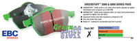 Thumbnail for EBC 06-07 Cadillac CTS 2.8 (Sports Suspension) Greenstuff Front Brake Pads