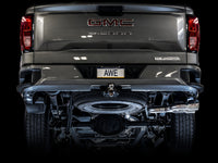 Thumbnail for AWE Tuning 4th Gen GM 1500 5.3L 0FG Catback Dual Side Exit (Flat Bumper) - Chrome Tips