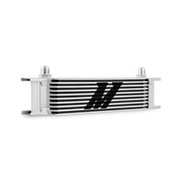 Thumbnail for Mishimoto Universal -8AN 10 Row Oil Cooler - Silver