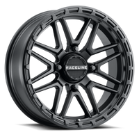 Thumbnail for Raceline A11B Krank-Xl 20x7in / 4x156 BP / 0mm Offset / 132.5mm Bore - Satin Black Wheel