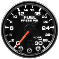 Thumbnail for Autometer Spek-Pro Gauge Fuel Press 2 1/16in 30psi Stepper Motor W/Peak & Warn Blk/Blk