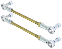 Thumbnail for RockJock Adjustable Sway Bar End Link Kit 12 1/2in Long Rods w/ Heims and Jam Nuts pair