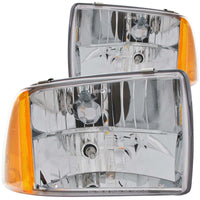 Thumbnail for ANZO 1995-1997 Chevrolet Blazer Crystal Headlights Chrome 1pc