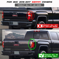 Thumbnail for Spyder GMC Sierra 2016-2017 Light Bar LED Tail Lights - Black ALT-YD-GS16-LED-BK