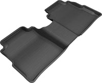 Thumbnail for 3D MAXpider 2018-2019 Nissan Kicks Kagu 2nd Row Floormats - Black