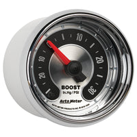Thumbnail for Autometer American Muscle 52mm Full Sweep Electric 30 In Hg.-Vac/30PSI Boost Vacuum Gauge