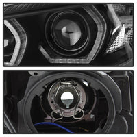 Thumbnail for Spyder 12-14 BMW F30 3 Series 4DR Projector Headlights - LED DRL - Black (PRO-YD-BMWF3012-DRL-BK)
