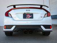 Thumbnail for aFe Takeda 2.5in 304SS Cat-Back Exhaust System 17-20 Honda Civic SI Coupe L4-1.5L (t) - Black Tip