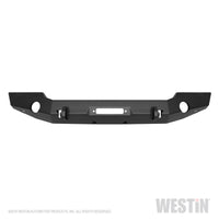 Thumbnail for Westin 18-20 Jeep Wrangler JL WJ2 Full Width Front Bumper - Textured Black