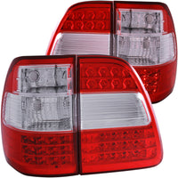 Thumbnail for ANZO 1998-2005 Toyota Land Cruiser Fj LED Taillights Red/Clear G2