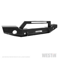 Thumbnail for Westin 18-20 Jeep Wrangler WJ2 Full Width Front Bumper w/LED Light Bar Mount Textured Black