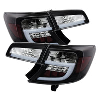 Thumbnail for Spyder Toyota Camry 12-14 Light Bar LED Tail Lights Black ALT-YD-TC12-LBLED-BK