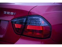 Thumbnail for Spyder BMW E90 3-Series 06-08 4Dr LED Tail Lights Red Smoke ALT-YD-BE9006-LED-RS