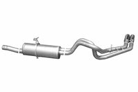 Thumbnail for Gibson 99-04 Ford F-250 Super Duty Lariat 6.8L 2.5in Cat-Back Dual Sport Exhaust - Aluminized