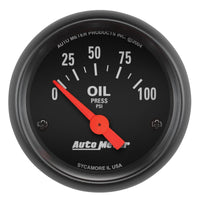 Thumbnail for Autometer Z-Series 52mm 0-100PSI Oil Pressure Gauge