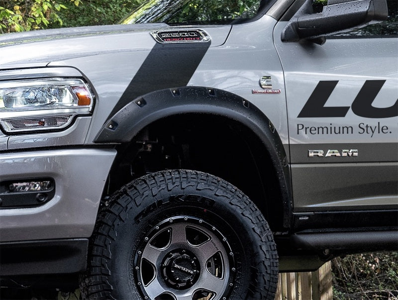 Lund 19-22 RAM 2500/3500 (3500 Excl. Dually) RX-Rivet Style Textured Fender Flares Black 2 Pc. Front