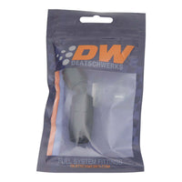 Thumbnail for DeatschWerks 6 AN Female Flare Swivel 30-Degree Hose End CPE - Anodized Matte Black