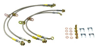 Thumbnail for Goodridge 10-15 Chevrolet Camaro Stainless Steel Brake Line Kit