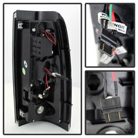 Thumbnail for Spyder Chevy Silverado 1500 03-06 (Not Fit Stepside)LED Tail Lights Blk Smke ALT-YD-CS03-LED-BSM