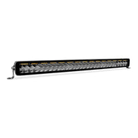 Thumbnail for Go Rhino Xplor Blackout Combo Series Dbl Row LED Light Bar w/Amber (Side/Track Mount) 32in. - Blk