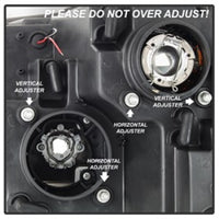 Thumbnail for Spyder 09-16 Dodge Ram 1500 Version 2 Headlights Light Bar DRL Black PRO-YD-DR09V2-LBDRL-BK