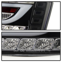 Thumbnail for Spyder Audi A6 05-08 4Dr Sedan Only Version 2 Light Bar LED Tail Lights Blk ALT-YD-AA605V2-LBLED-BK