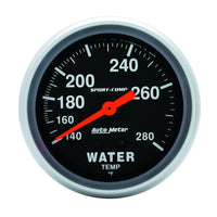 Thumbnail for Autometer Sport-Comp 66.7mm 140-280 Degree F PSI Mechanical Water Temperature Gauge