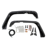 Thumbnail for Westin/Snyper 07-17 Jeep Wrangler Tube Fenders - Front - Textured Black