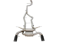 Thumbnail for aFe MACHForce XP SS-304 Black Tip 3.0in-2.5in Dia Cat Back Exhaust 11-13 BMW 335i (E90/E92) 3.0L