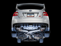 Thumbnail for AWE Tuning Subaru STI VA / WRX GV / STI GV Sedan Touring Edition Exhaust - Diamond Black Tip (102mm)