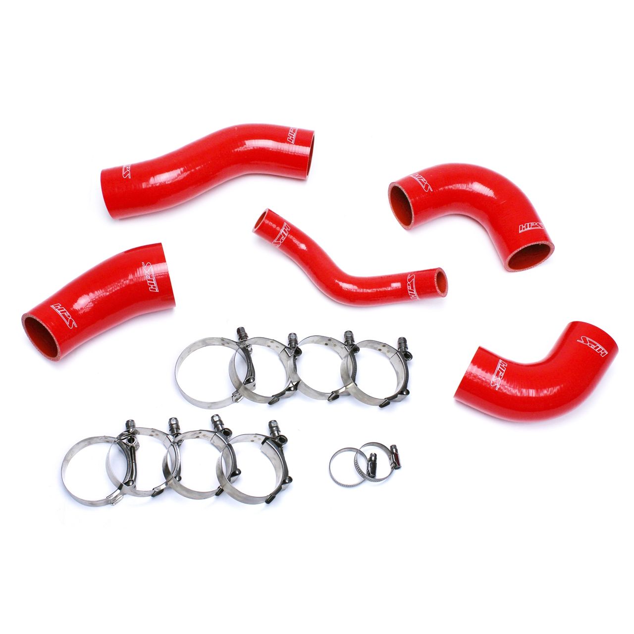 HPS Red Reinforced Silicone Intercooler Hose Kit for Hyundai 11-14 Sonata 2.0L Turbo