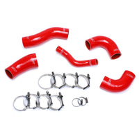 Thumbnail for HPS Red Reinforced Silicone Intercooler Hose Kit for Hyundai 11-14 Sonata 2.0L Turbo