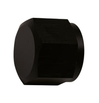 Thumbnail for DeatschWerks 8AN Female Flare Cap - Anodized Matte Black