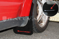 Thumbnail for Rally Armor 05-09 Subaru Legacy GT / Outback Black UR Mud Flap w/ White Logo