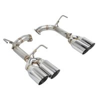 Thumbnail for Remark 2015+ Subaru WRX STi VA Axle Back Exhaust w/Stainless Steel Single Wall Tip 4in