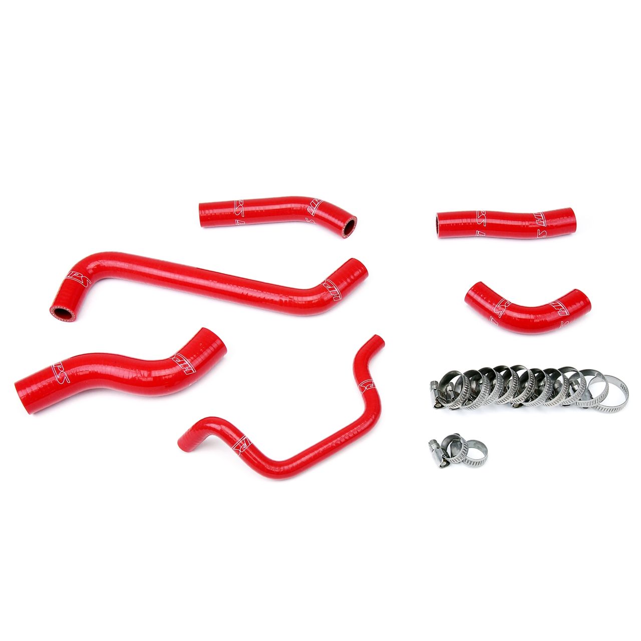 HPS Red Reinforced Silicone Radiator Hose Kit Coolant for Kawasaki 10-11 KX450F