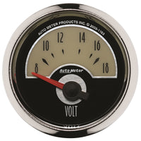 Thumbnail for Autometer Cruiser Voltmeter 2 1/16in 18V Electric Gauge