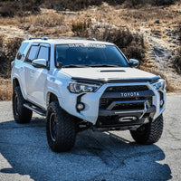 Thumbnail for Westin 14-20 Toyota 4Runner Pro-Series Bumper Angular Bull Bar - Textured Black