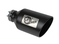 Thumbnail for aFe Power MACH Force-Xp 409 Stainless Steel Clamp-on Exhaust Tip Black