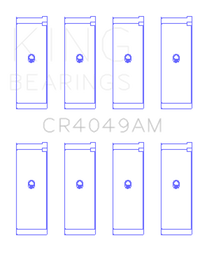 Thumbnail for King Mitsubishi 4G15/G15B/G4DJ (Size 0.25mm) Connecting Rod Bearing Set