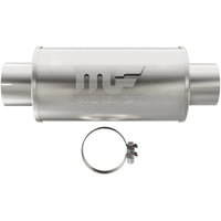Thumbnail for MagnaFlow Muffler Mag DSL SS 7x7x14 4in Inlet 4in Outlet