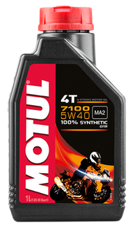 Thumbnail for Motul 1L 7100 4-Stroke Engine Oil 5W40 4T