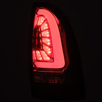 Thumbnail for AlphaRex 05-15 Toyota Tacoma PRO-Series LED Tail Lights Red Smoke
