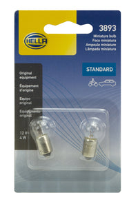 Thumbnail for Hella Bulb 3893 12V 4W Ba9S T275 (2)