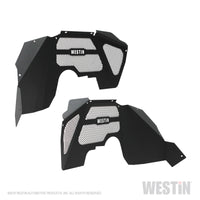 Thumbnail for Westin 07-18 Jeep Wrangler JK Inner Fenders - Front - Textured Black