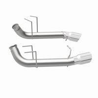 Thumbnail for MagnaFlow 13 Ford Mustang Dual Split Rear Exit Stainless Axle-Back Cat Back Exhaust (Competition)